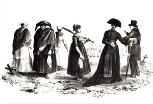 1839年「ヴォリージュアスリナム」のパリマリボ墓地